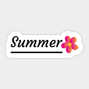 Floral summer Sticker